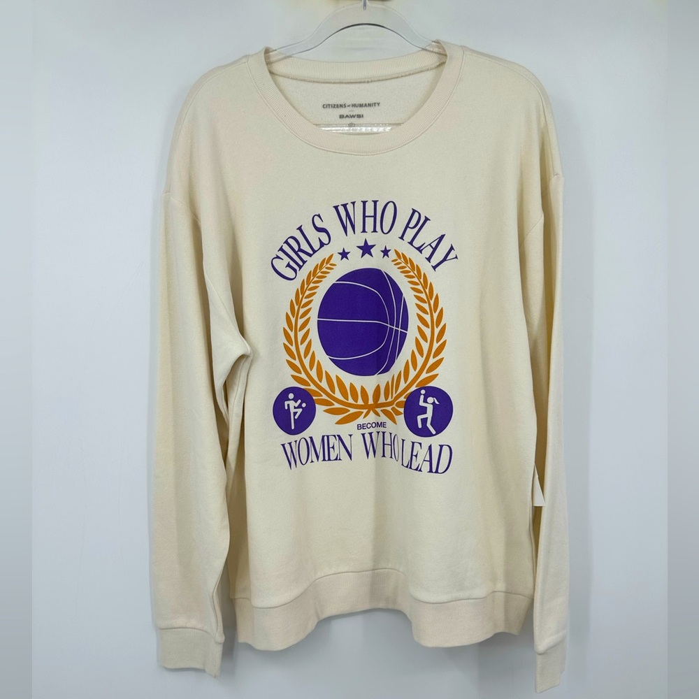 NWT Limited Edition Citizens of Humanity x Bawsi Sweatshirt Womens XL | AS 574